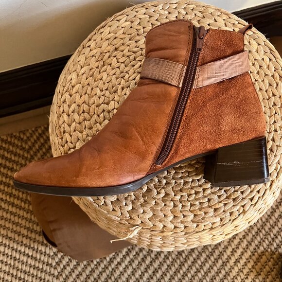 Leather & Suede Fall Booties - Picture 8 of 9